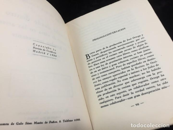 Libros antiguos: Goethe desde dentro, José Ortega y Gasset, punto de vista en las artes, el hombre interesante 1933 - Foto 6 - 176717208