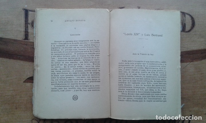 Libros antiguos: LA LLAMA &Iacute;NTIMA DE ADOLFO POSADA- - Foto 3