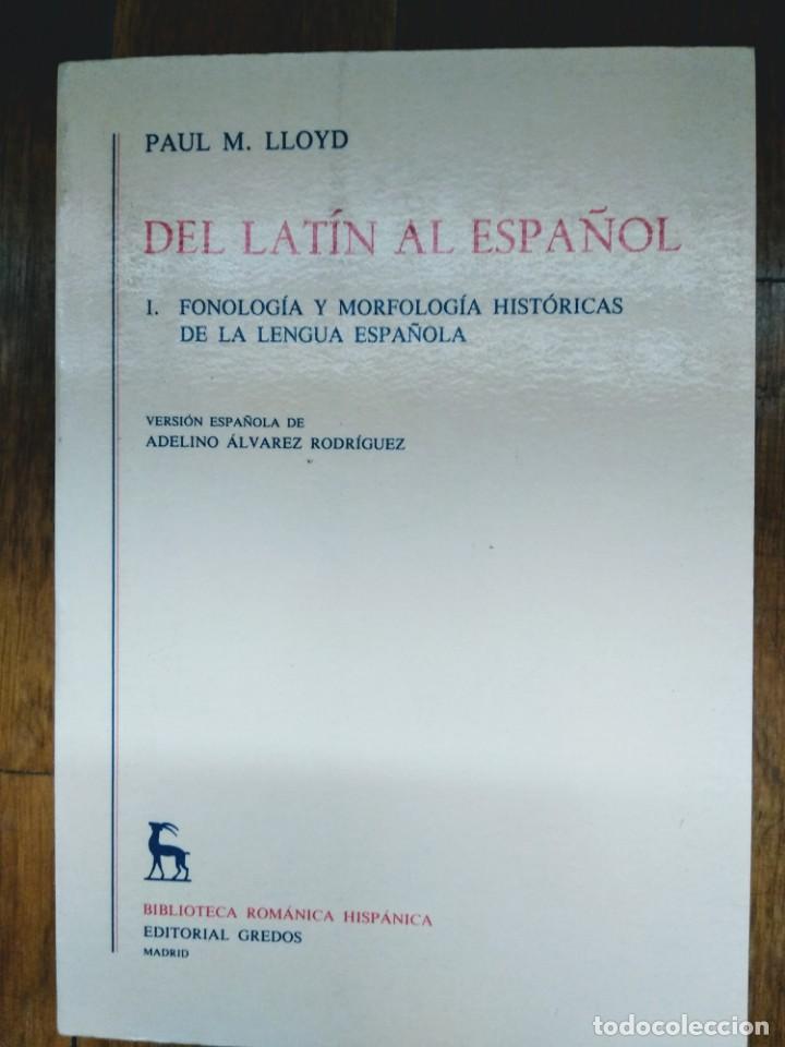 Libros antiguos: DEL LAT&Iacute;N AL ESPA&Ntilde;OL. PAUL M. LLOYD. - Foto 1