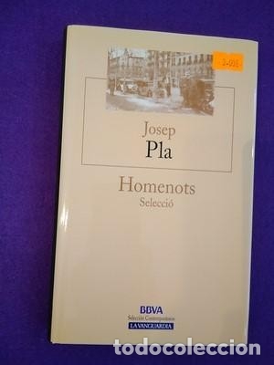 Libros antiguos: Homenots (selecci&oacute;). Josep Pla. - Foto 1