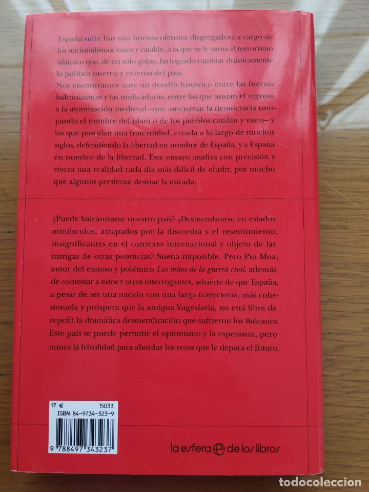 Libros antiguos: Contra la balcanizaci&oacute;n de Espa&ntilde;a - Foto 2