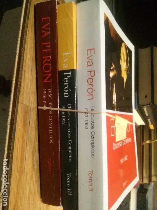 Libros antiguos: TRES TOMOS DE EVA PER&Oacute;N, DISCURSOS COMPLETOS. - Foto 1