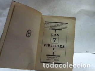 Libros antiguos: LAS SIETE VIRTUDES ... 1931 - Foto 2