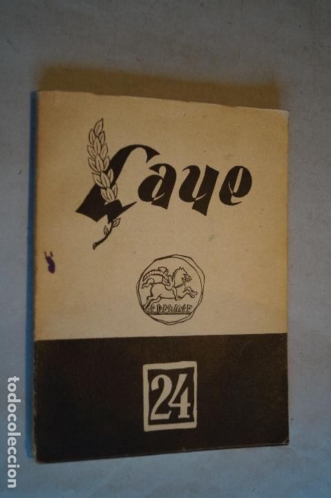 Libros antiguos: LAYE 24. DIRECTOR EUGENIO FUENTES. - Foto 1