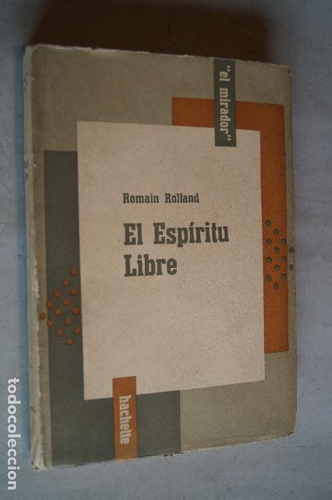 Libros antiguos: EL ESP&Iacute;RITU LIBRE. ROMAIN ROLLAND. - Foto 1
