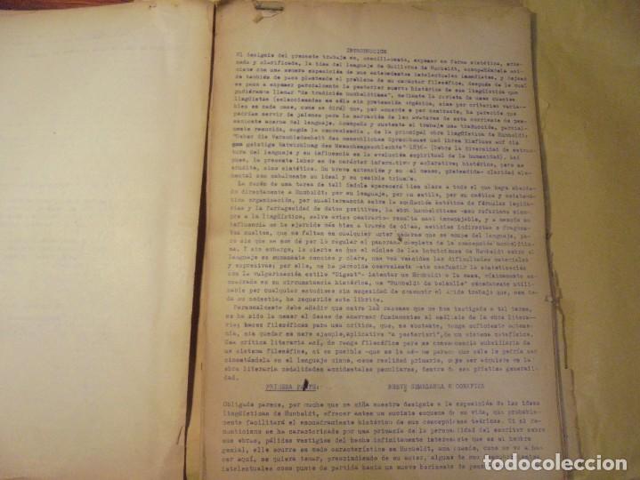 Libros antiguos: ORIGINAL MECANOSCRITO. JOSE MARIA VALVERDE - Foto 4
