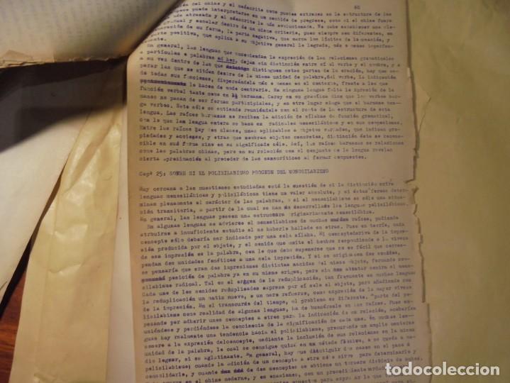 Libros antiguos: ORIGINAL MECANOSCRITO. JOSE MARIA VALVERDE - Foto 7