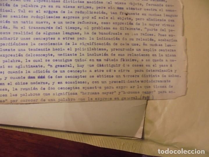 Libros antiguos: ORIGINAL MECANOSCRITO. JOSE MARIA VALVERDE - Foto 8