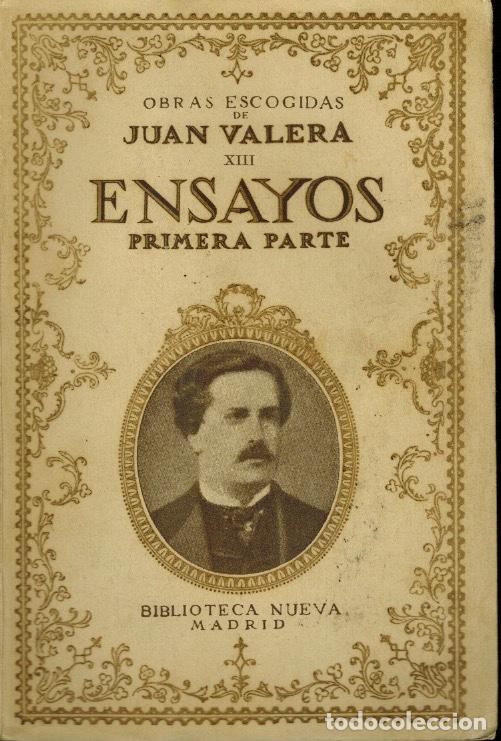 Libros antiguos: OBRAS ESCOGIDAS (ENSAYOS) - Foto 1