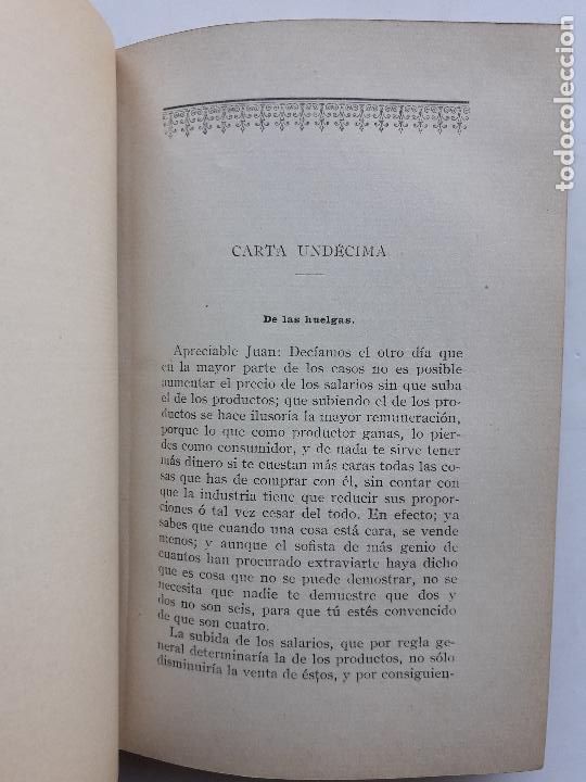 Libros antiguos: Cartas a un Obrero. Concepci&oacute;n Arenal. - Foto 5