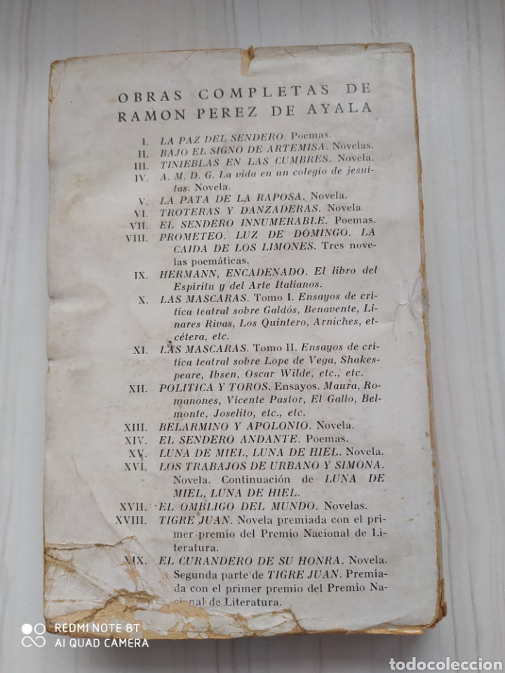 Libros antiguos: TROTERAS Y DANZADERAS - RAMON PEREZ DE AYALA - Foto 4