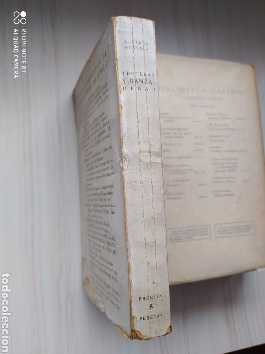 Libros antiguos: TROTERAS Y DANZADERAS - RAMON PEREZ DE AYALA - Foto 5