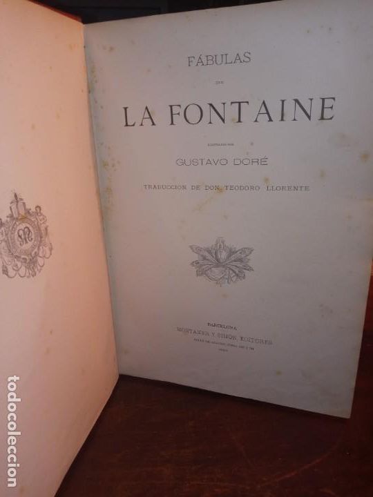 Libros antiguos: FABULAS DE LA FONTAINE . - Foto 3