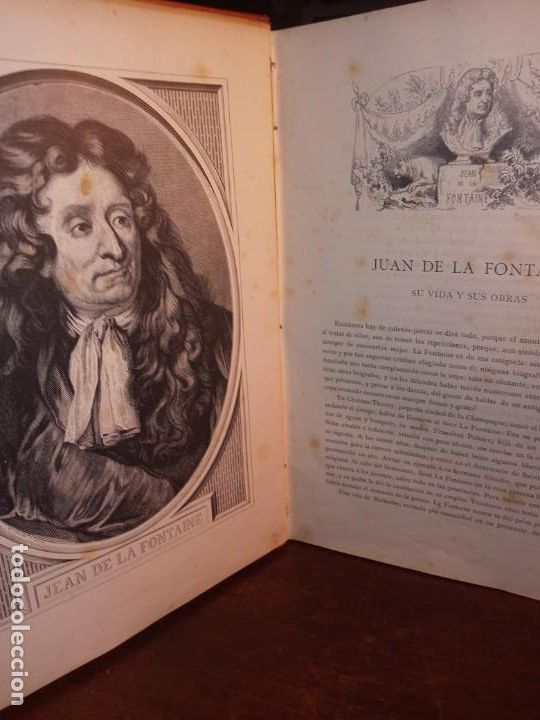 Libros antiguos: FABULAS DE LA FONTAINE . - Foto 4