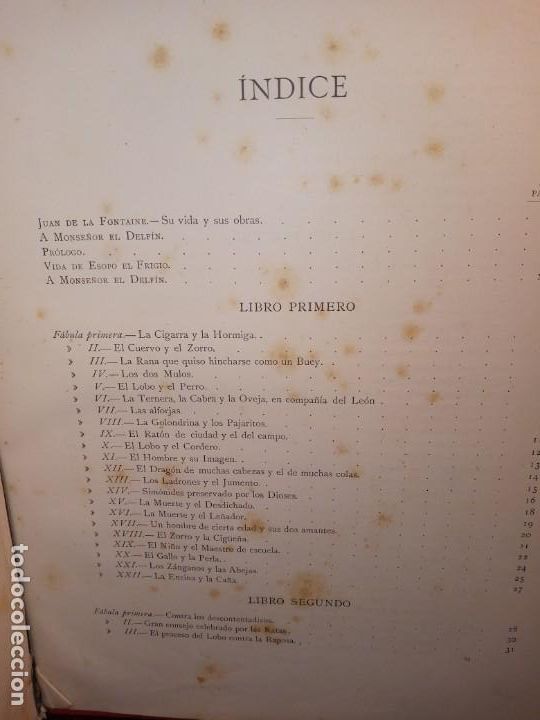 Libros antiguos: FABULAS DE LA FONTAINE . - Foto 7