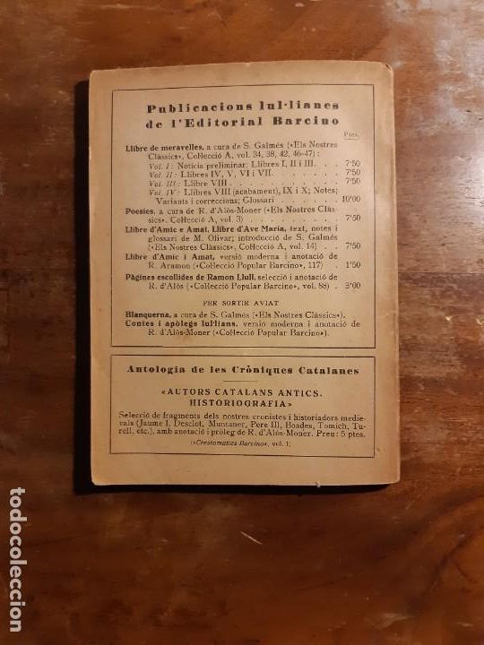 Libros antiguos: Ramon Llull llibre damic i amat - Foto 4