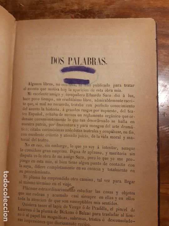 Libros antiguos: 1880 Gerardo Blanco La cortina descorrida - Foto 8