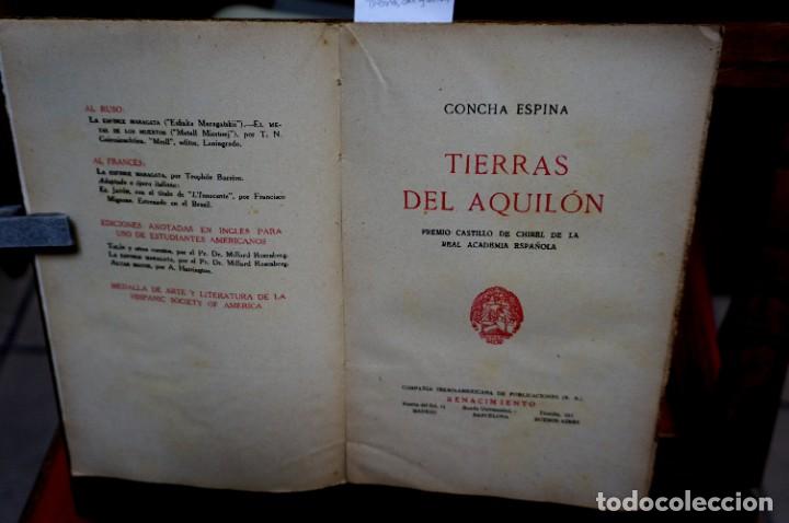 Libros antiguos: espina concha.tierras del aguilon.seguna edicion. - Foto 2