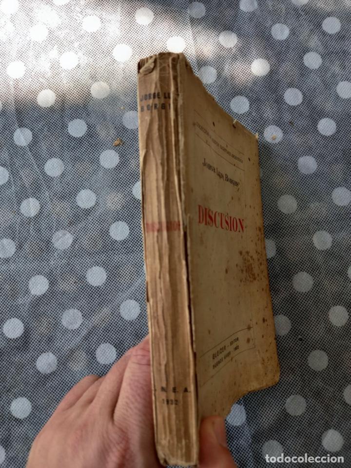 Libros antiguos: Discusi&oacute;n, Jorge Luis Borges 1932 - PRIMERA EDICI&Oacute;N - Foto 2