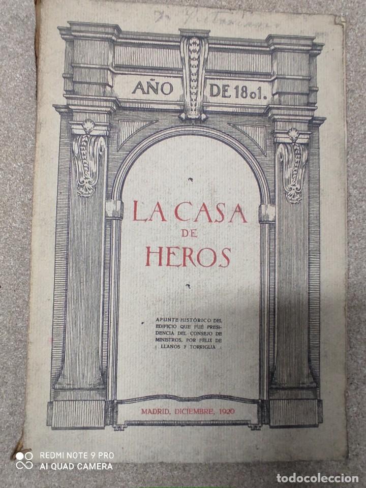 Libros antiguos: A&Ntilde;O DE 1801 - LA CASA DE HEROS - Foto 1