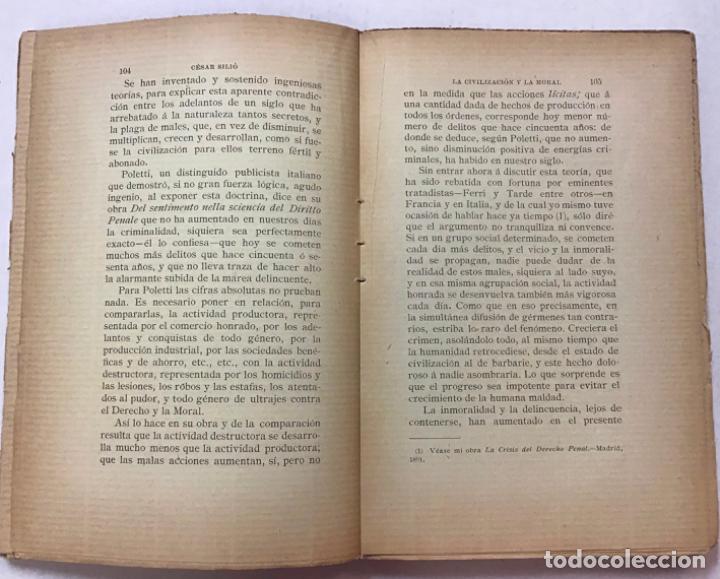 Libros antiguos: PROBLEMAS DEL D&Iacute;A. - SILI&Oacute; Y CORT&Eacute;S, C&eacute;sar. - Foto 4