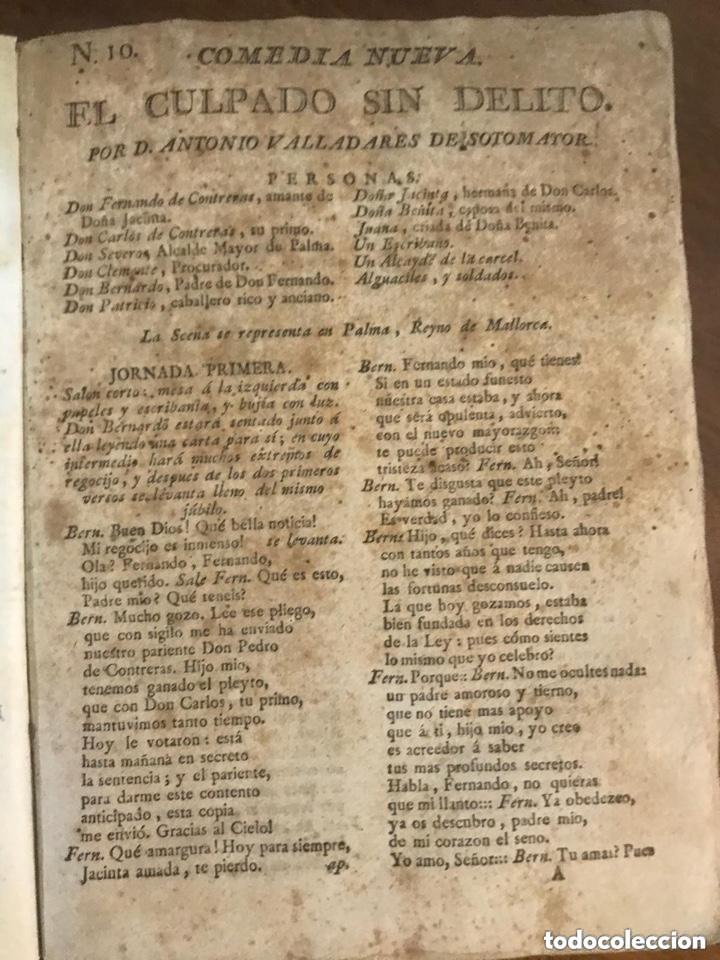 Libros antiguos: 13 comedias - S. XVIII - Foto 5