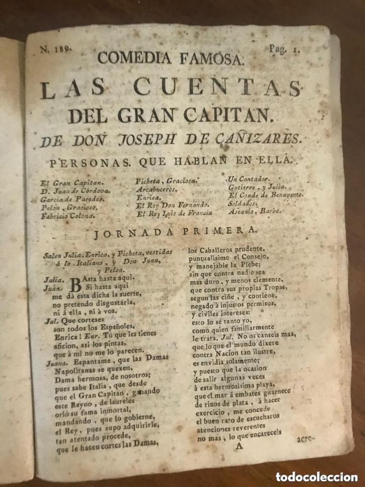 Libros antiguos: 13 comedias - S. XVIII - Foto 6