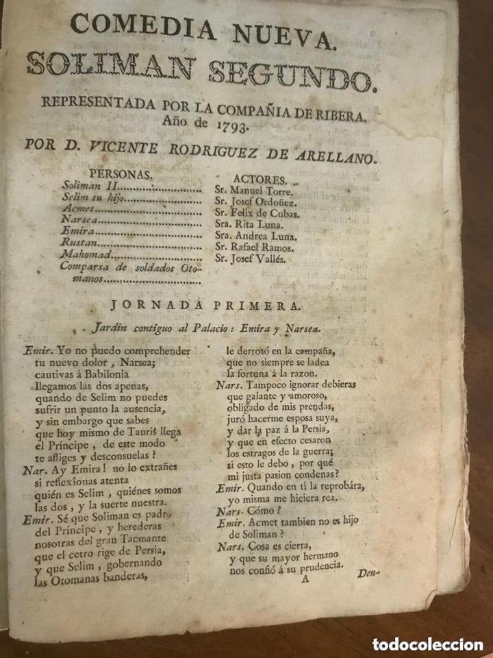 Libros antiguos: 13 comedias - S. XVIII - Foto 8