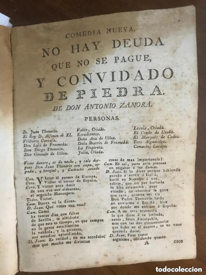 Libros antiguos: 13 comedias - S. XVIII - Foto 13