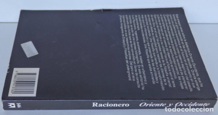 Libros antiguos: Llu&iacute;s RACIONERO - Oriente y occidente - Foto 3