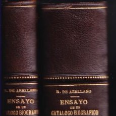 Libros antiguos: RAFAEL RAMÍREZ DE ARELLANO: BIBLIOGRAFÍA DE ESCRITORES DE LA DIÓCESIS DE CÓRDOBA. 2 VOLS. 1922.. Lote 304272928
