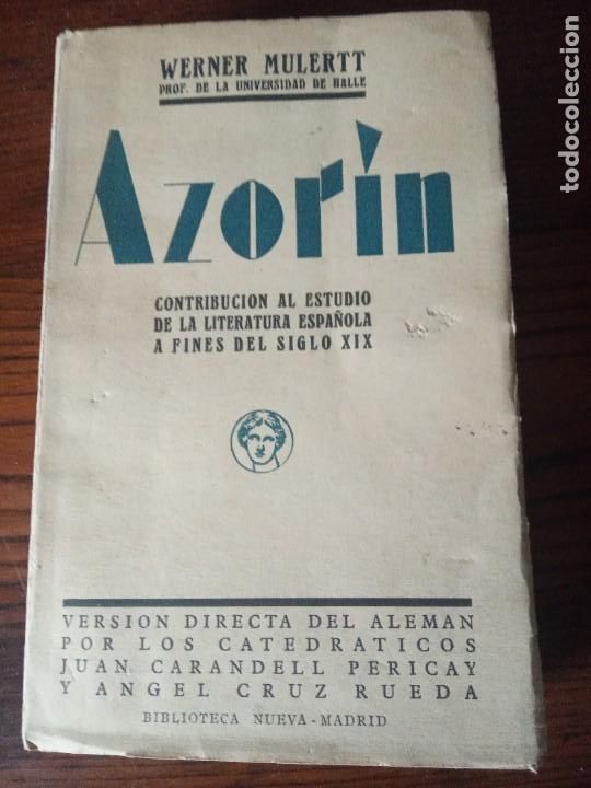 Libros antiguos: AZORIN - WERNER MULERTT .1930. - Foto 1