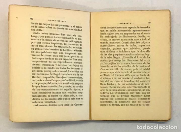 Libros antiguos: ALEMANIA. - QUINET, Edgar. - Foto 3