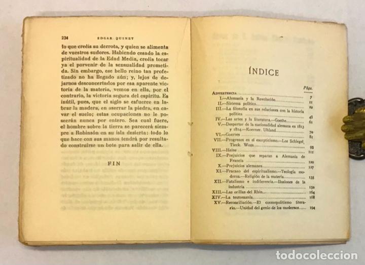 Libros antiguos: ALEMANIA. - QUINET, Edgar. - Foto 4