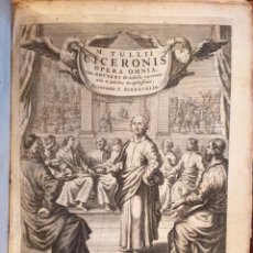 Libros antiguos: AÑO 1661 – MARCO TULIO CICERÓN – M.TULLII CICERONIS OPERA OMNIA – ELZEVIR, WILLEMS 1268. Lote 320167523