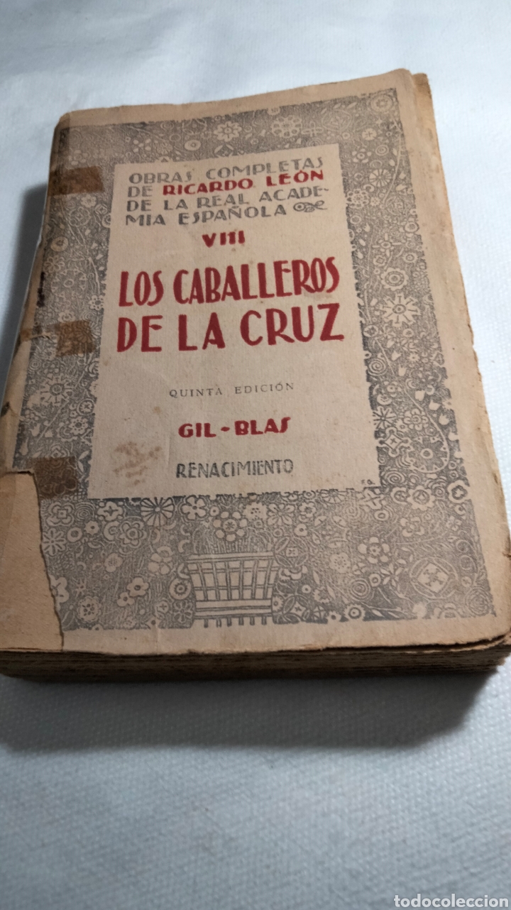 Libros antiguos: LOS CABALLEROS DE LA CRUZ . RICARDO LEON - Foto 1