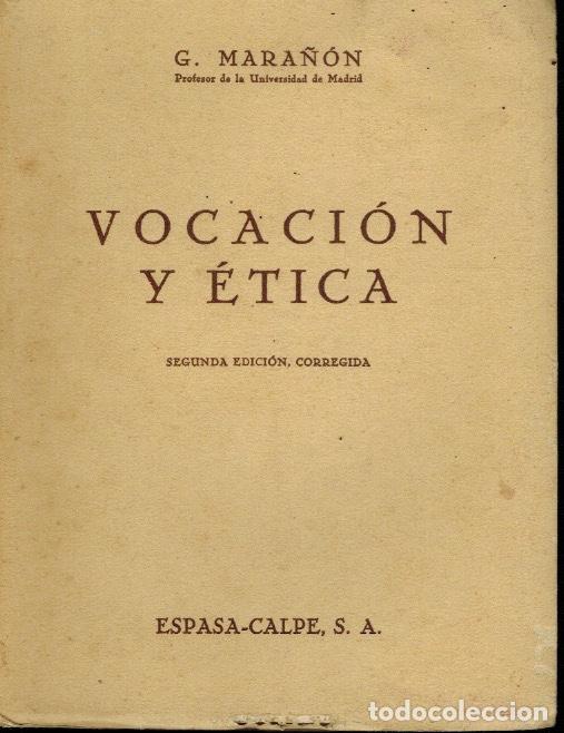 Libros antiguos: VOCACI&Oacute;N Y &Eacute;TICA - Foto 1