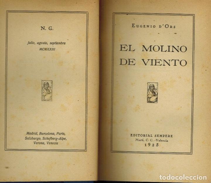 Libros antiguos: EL MOLINO DE VIENTO - Foto 1