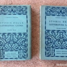 Libros antiguos: STORIA DELLA LETTERATURA LATINA 2 TOMOS (BOLS 16). Lote 334639813