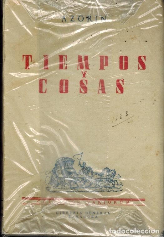 Libros antiguos: TIEMPOS Y COSAS - Foto 1
