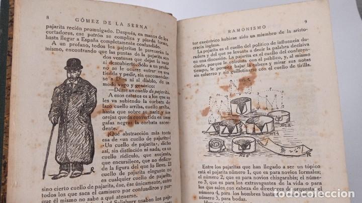 Libros antiguos: G&oacute;mez de la Serna. Ramonismo. 1&ordf; Ed. 1923. - Foto 3
