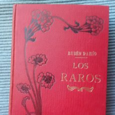 Libros antiguos: LOS RAROS. RUBEN DARIO. CASA EDITORIAL MAUCCI.. Lote 378158214