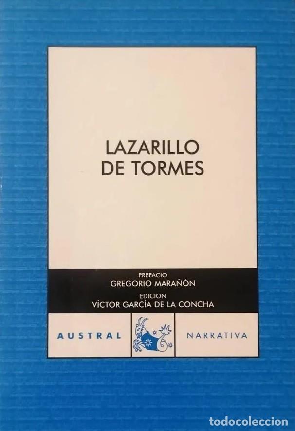 Libros antiguos: LAZARILLO DE TORMES - NOVELA AN&Oacute;NIMA - - Foto 1