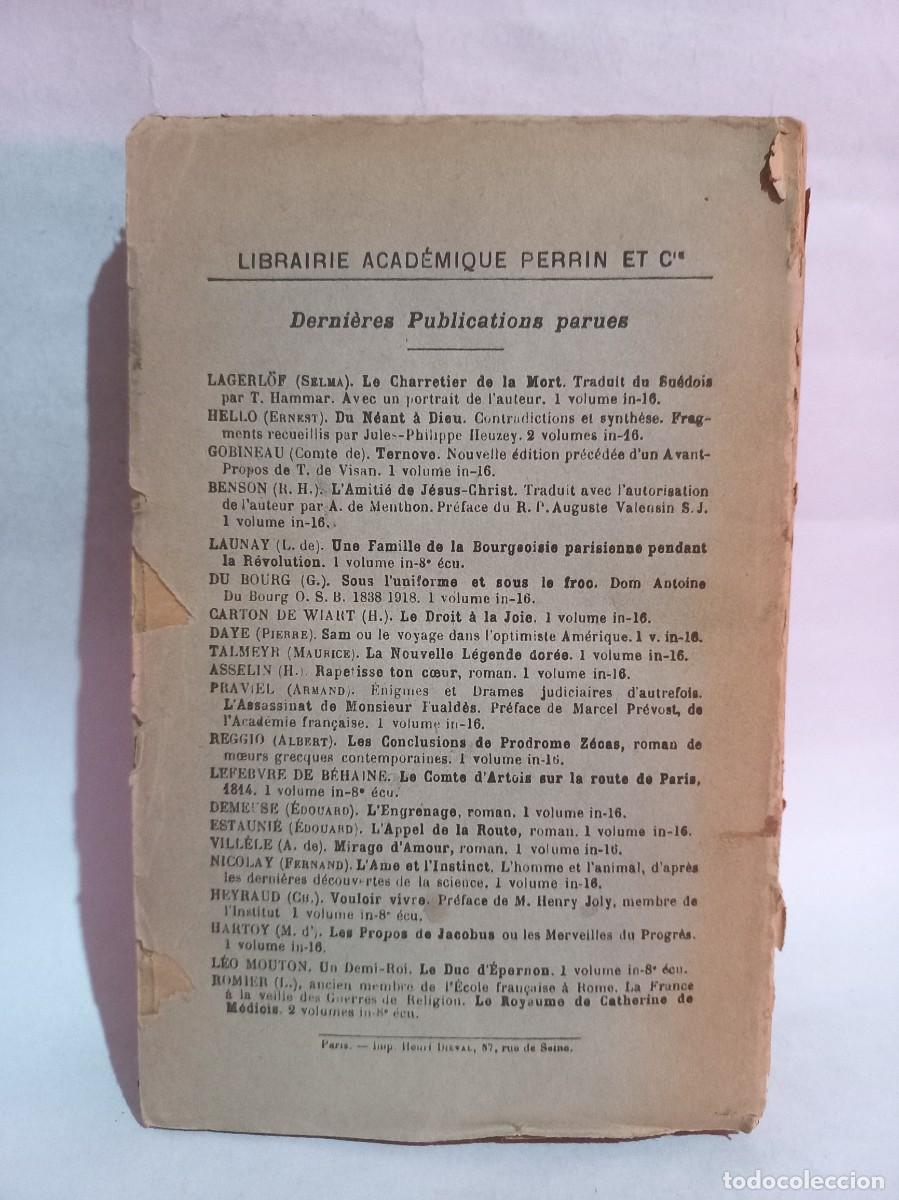 Libros antiguos: Edouard Schur&eacute; - Les Proph&egrave;tes de La Renaissance - 1923 - Foto 4