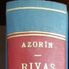 Libri antichi: RIVAS Y LARRA - AZORÍN - ED. RENACIMIENTO - MADRID Y BUENOS AIRES -1916