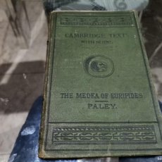 Libros antiguos: 1877 THE MEDEA OF EURIPEDES BY F. A. PALEY CAMBRIDGE 1877 VERY RARE. Lote 395653809