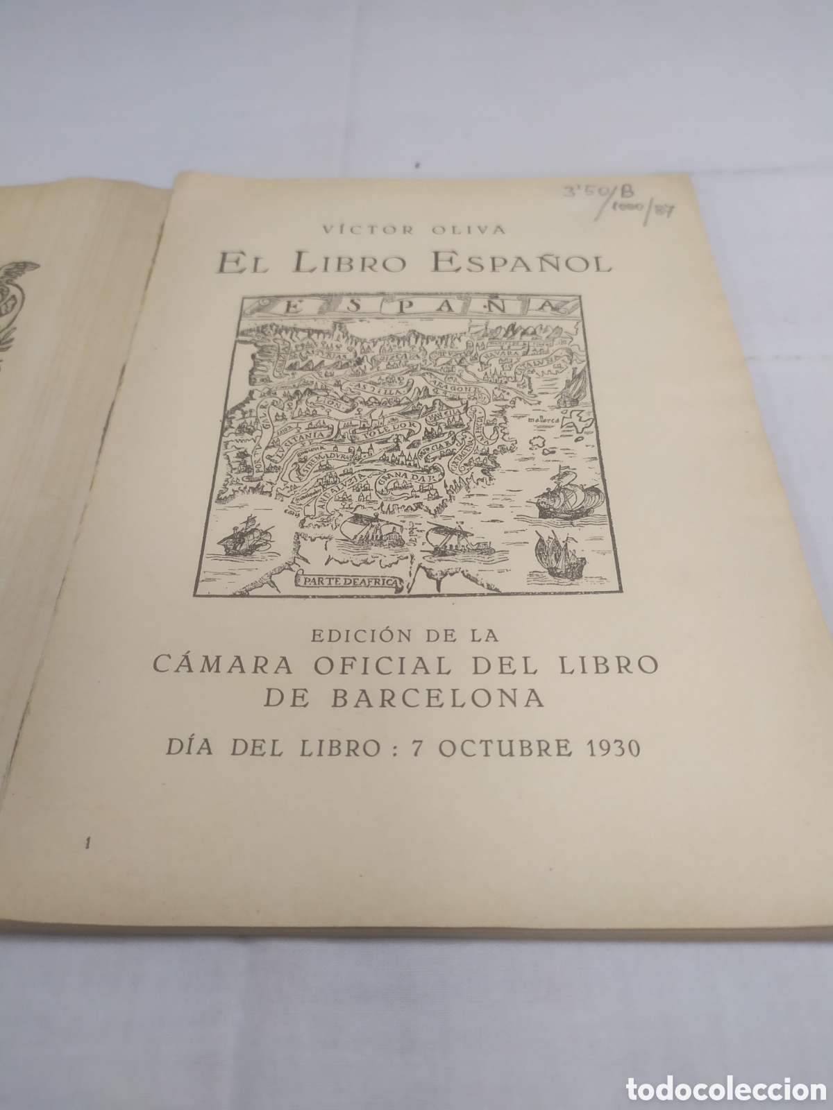 Libros antiguos: El libro espa&ntilde;ol. V&iacute;ctor Oliva, 1930 - Foto 3