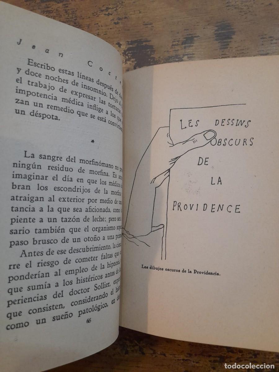 Libros antiguos: Opio, Jean Cocteau - Primera edici&oacute;n - Foto 4
