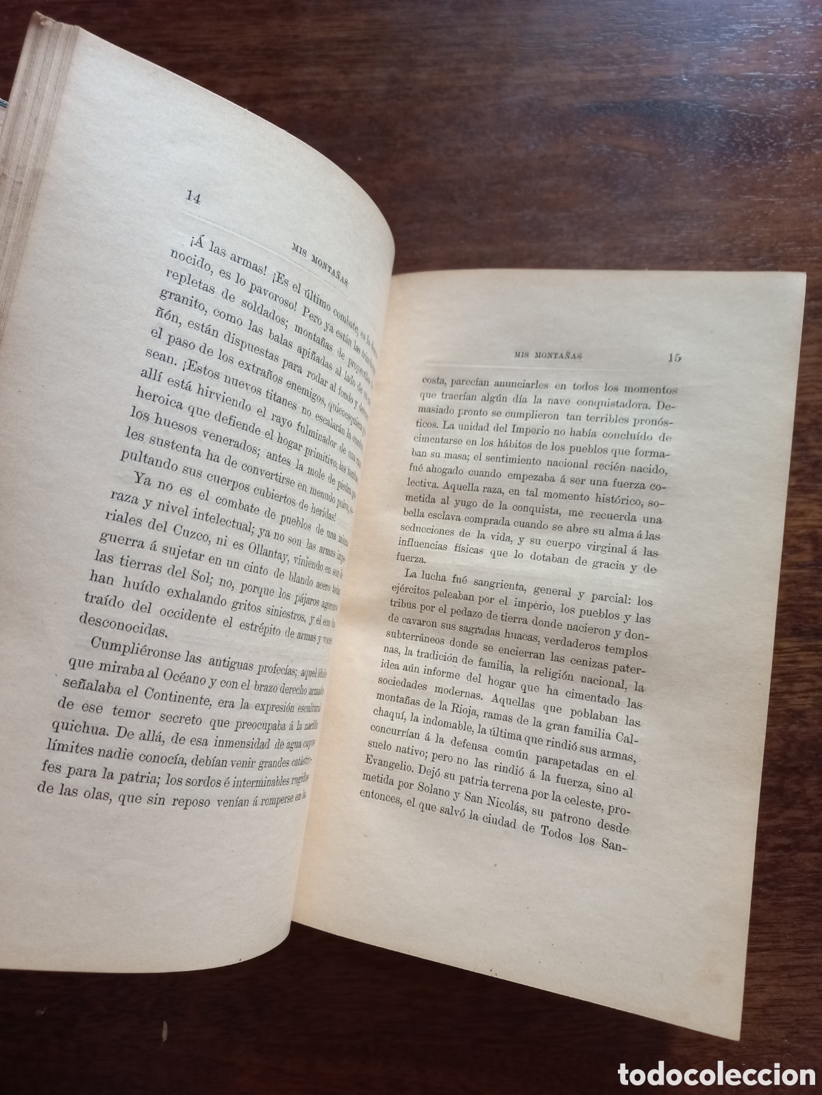 Libros antiguos: Mis monta&ntilde;as, Joaqu&iacute;n V. Gonz&aacute;lez - Foto 2