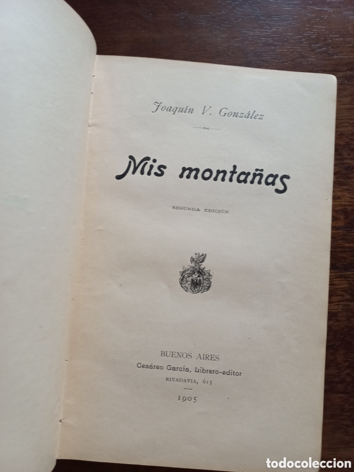 Libros antiguos: Mis monta&ntilde;as, Joaqu&iacute;n V. Gonz&aacute;lez - Foto 4